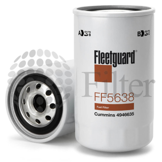 FF5638 Filtro de combustible Fleetguard